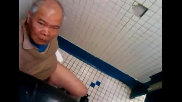 Watch crown caught jacking off in public bathroom drive Videos