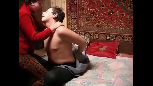 Tonton Russian mature and boy having some fun alone memacu Video