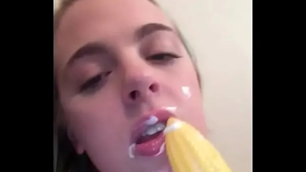 Watch y. Suck Plastic Corn with Whipped Cream Part 1 drive Videos