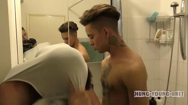 Tonton 19yr Stunning TOP aggressively Fucks n use's my arse secretly in the toilet at House party drive Video