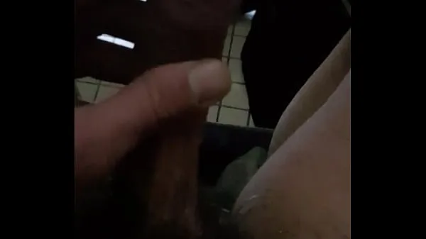 Tonton Masturbating public bathroom drive Video