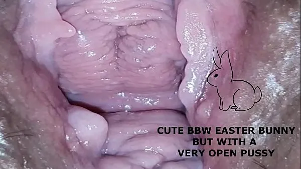 ดูวิดีโอ Cute bbw bunny, but with a very open pussy drive