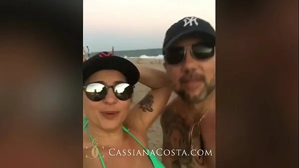 Watch I went to the beach with my husband and two friends - Lots of partying and sex drive Videos
