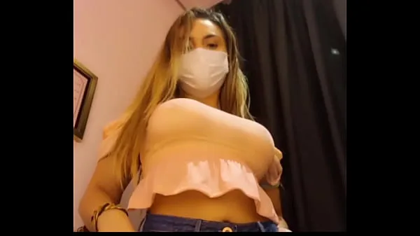 Watch I was catched on the fitting room of a store squirting my ted... twitter: bolivianamimi drive Videos