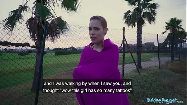 Oglejte si videoposnetke Public Agent Siliva Ruby gets her tattooed body fucked in a public place vožnjo