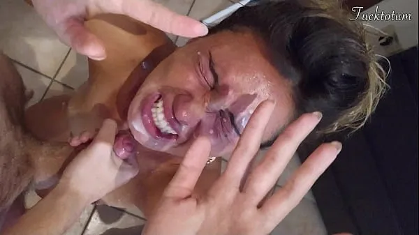 Watch Girl orgasms multiple times and in all positions. (at 7.4, 22.4, 37.2). BLOWJOB FEET UP with epic huge facial as a REWARD - FRENCH audio drive Videos