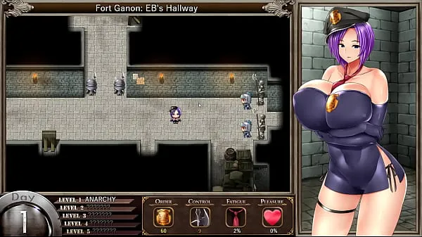 Guarda i video Karryn's Prison [Gioco RPG Hentai] Ep.1 Il nuovo guardiano aiuta la guardia a masturbarsi sul pavimento guida