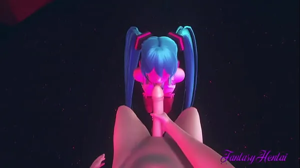 Guarda i video Vocaloid Hentai - Punto di vista Miku succhia un cazzo guida