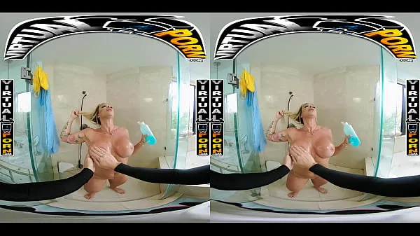 Watch Busty Blonde MILF Robbin Banx Seduces Step Son In Shower drive Videos