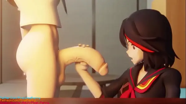 ดูวิดีโอ Ryuko teaches Mako how to really fuck drive