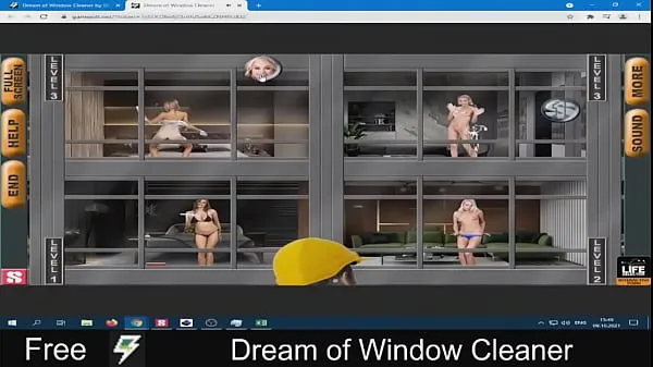 Regardez Dream of Window Cleaner ( Strip Paradise) Cartes Black Jack pour adultes vidéos de conduite