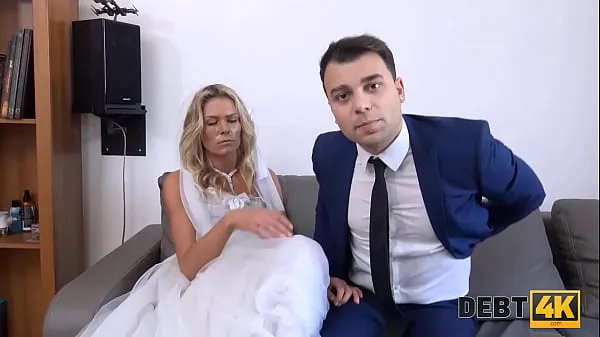 Watch DEBT4k. Brazen guy fucks another mans bride as the only way to delay debt drive Videos