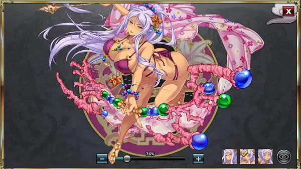 شاهد مقاطع فيديو GIF Shinkoihime Yumeso Tenka Unification Den Huang Gai (Swimsuit القيادة