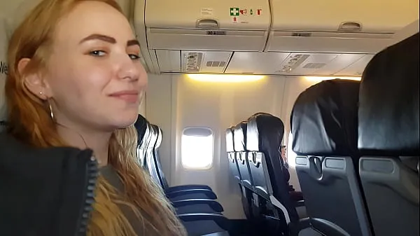 Mira real público puta ojos azules en avión videos de Drive