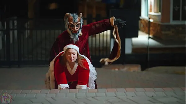 Mira La Navidad da un giro cuando Krampus se folla a una BBW caliente por ser traviesa videos de Drive