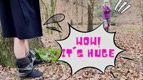LUCKY Exhibitionist: Got free blowjob from a stranger hiking in the woodsドライブの動画をご覧ください