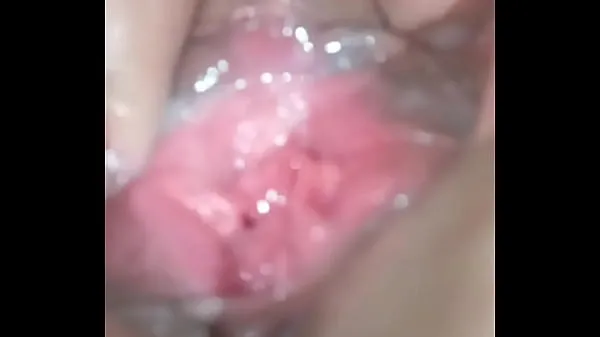 Watch Our lover leaves me a beautiful creampie overflowing my vagina drive Videos