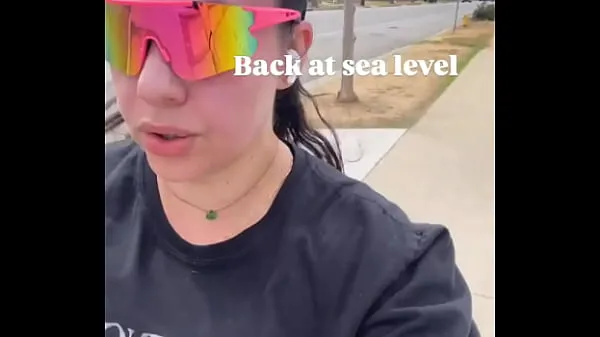 Mira going for a run after fucking happy had sex with a sexy men from las Vegas gonna suck his dick later on videos de Drive